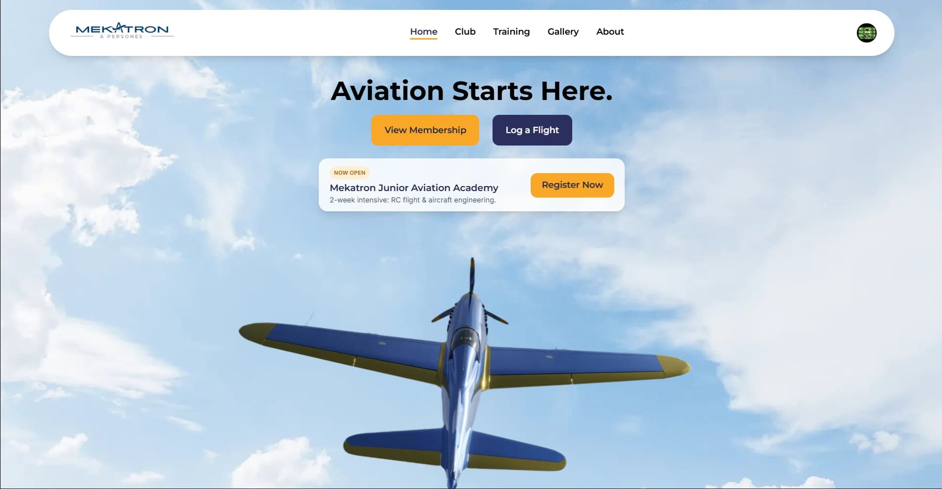 Landing page