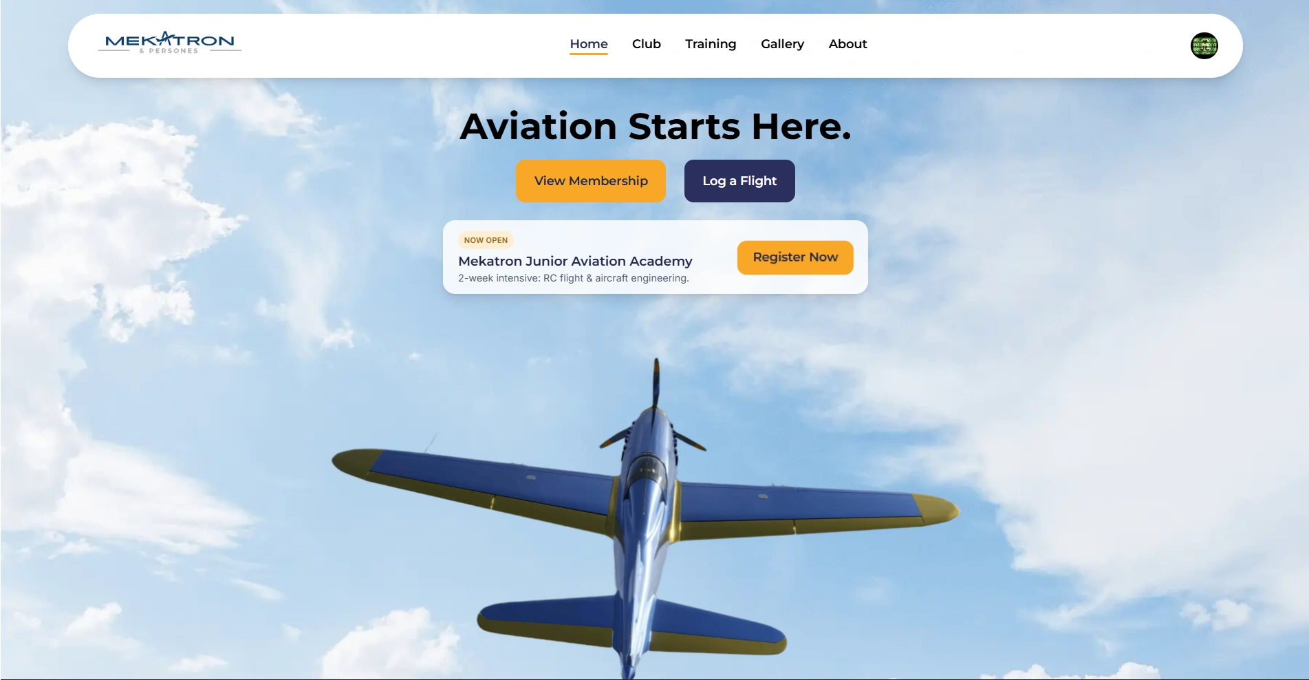 Landing page